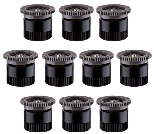 Pack 10 x Tobera para difusores de riego. Alcance 5,20 Metros. Ángulo de riego Regulable 0 a 360º
