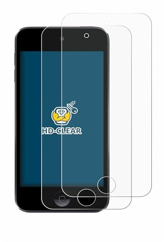 BROTECT (2 Stück Schutzfolie für Apple iPod Touch (Gen.5/6/7) Displayschutz Folie Made in Germany, Ultra-Klar