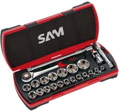Coffret Douilles Et Accessoires 1/2'' - 23 Outils - Sam Outillage