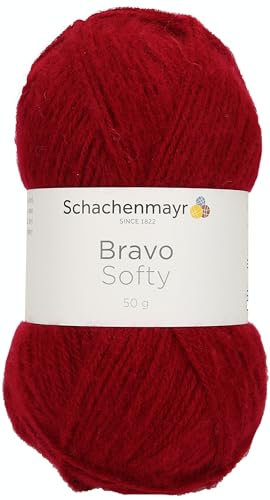 Schachenmayr 9807589-08222 Handstrickgarne, 100% Polyacryl, Weinrot, onesize
