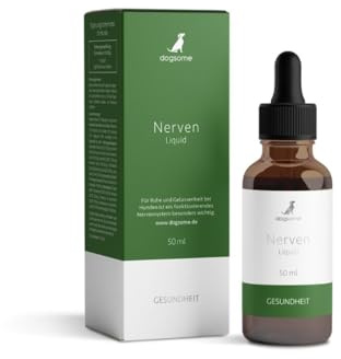 dogsome Nerven Liquid Unterstützt das Nervensystem deines Hundes | Beruhigung Hund | Stress Hund | Nerven Hund - Relax Hund | von Tierärzten entwickelt