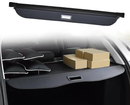 SUHNGE Auto Einziehbarer Laderaumabdeckung Kofferraum für B.M.W X2 F39 M35i M Sport 2018-2023, Schwarz Schutz Der Privatsphäre Abdeckung Hutablage Cargo Cover, Ausziehbar Kofferraumabdeckung Rollo