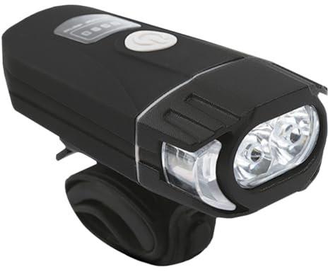 Anneome 1pc Usb Rechargeable Bike Front Light Led Headlight Battery Installation for Night Riding Camping and Outdoor Sports