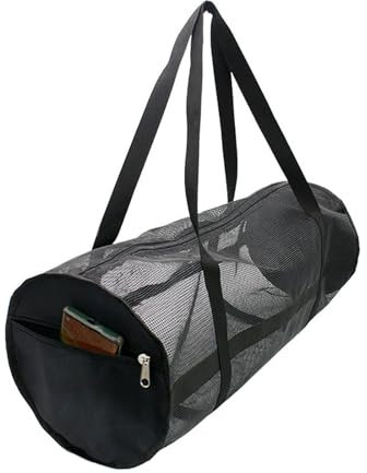 Zkydhbd Netz-Duffels, Tauchtasche, Tauchausrüstung, faltbar, mit Reißverschluss, robuste Netztasche für Tauchsport