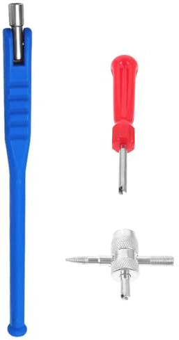 TPZORJX 3PCS Herramientas de Válvulas de Neumáticos, valvula rueda coche,desmontables bicicleta,valvula tubeless,válvula de coche