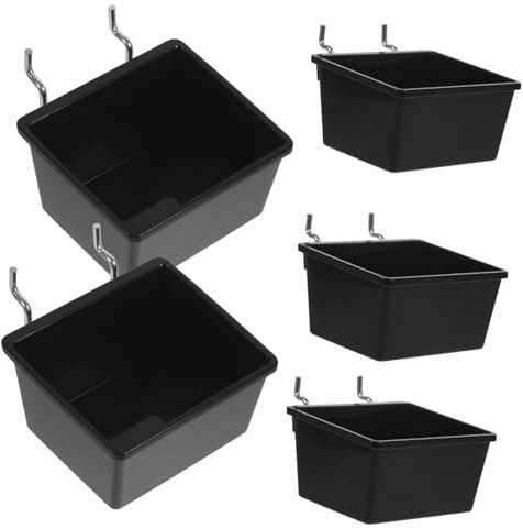 VILLCASE 5stücke Stecktafel-organizer Aus Robustem Material Stecktafel-wand-organizer Zur Werkzeugaufbewahrung Mehrzweckbehälter Für Garage Stecktafelkörbe Installieren