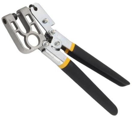 SHINEOFI Pince à Sertir Pour Fixation De Montants Poinçonner Et Verrouiller Profilés Tôle Design Main Avec Poignée Antidérapante