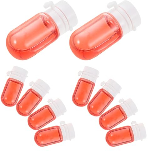 HAMPPLIES 10 Pièces Mini Bouteilles D'huile Capillaire Parfumée Mini Huile Capillaire Parfumée Accessoire Cheveux Pour Femme Huiles Pour Femmes Red