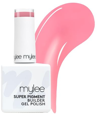 Mylee Super Pigment Builder Gel 13ml – Rosewood – Intense Colour, Strength & Sculpting – Opaque in 2 Layers, Lasts Up to 4 Weeks – Vegan & Cruelty-Free Builder Gel for Strong, Flawless Nails