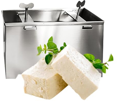 Jiwyunlu Molde Para,Manual Ajustable con Orificio de Drenaje Acero Inoxidable - Molde Para Hacer Alimentos s En La Cocina | para Paneer Queso Vegetariano Cocina Preparación de Alimentos
