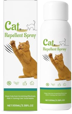 GNAUMORE Spray Repelente Natural para Gatos,Spray Antiarañazos Sofa,Que Deja De Rascarse,para Interior Exterior Alfombra Sofá,100ML
