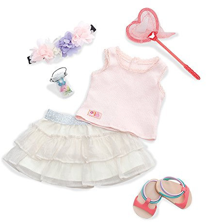 Our Generation - BD30198Z - Lyxig klädsel - kjol och fjärilar