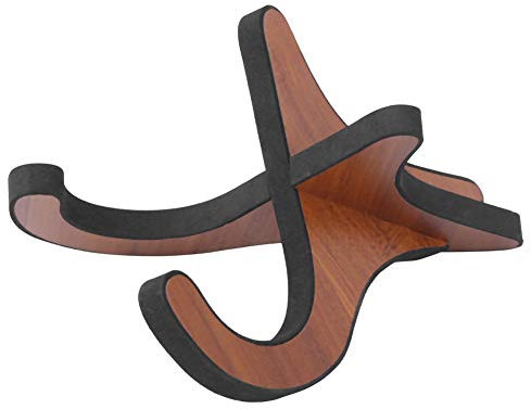 RiToEasysports Kalimba Ständer, Holzhalter Tragbares Eva-Wattepad Verhindern Sie Kratzer für Daumenklaviere und Kalimbas Musikinstrumentenzubehör