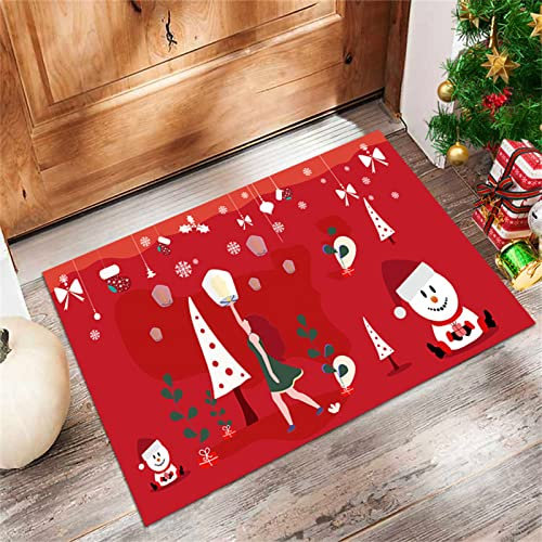 Badezimmerteppich Super Absorbierende Rutschfester Badematte, Badematten Badteppich 90x120cm Badvorleger Extra DüNn Schnelltrocknende Waschbare Badematte Home Rug, Badmatte Bodenmatte Floor Mat Rot