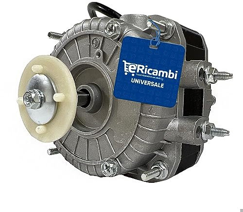 ERICAMBI®, Motoventilatore Ventola Frigorifero Raffreddamento Banco Frigo, Attacchi Universali, Dimensioni: 80x80x100 (mm) 16/60W 1300/1550rpm 50/60Hz Mod.N 16-25/82TS