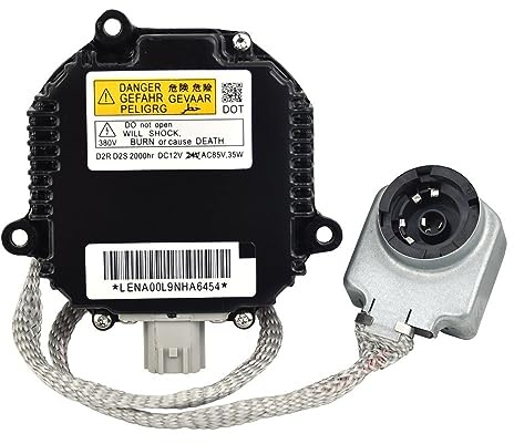 Xenon Ballast HID 28474-89904 28474-89915 Compatible Con Nissan Para Pathfinder Para Navara D2S D2R Xenon HID Faros Balasto Unidad De Control Módulo EC 28474-8991A 28474-8992A ( Color : With Igniter )