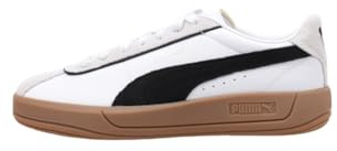 PUMA Damen Club KLASSIKA Sneaker, White Black-WARM White, 40.5 EU