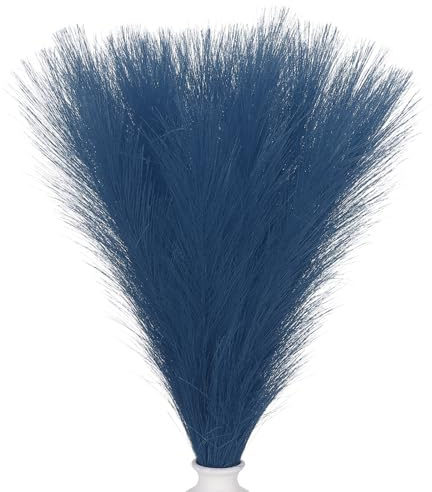 PATIKIL 21.7 Pulgadas Decoración de Paja de Pampa, 30 Piezas de Paja de Pampa Artificial a Granel, Paja de Pampa Falso Esponjoso Pequeño Seco, Azul