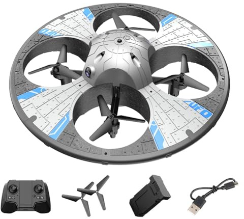 Orolotay Mini-UFO-FPV-Drohnen mit HD-Kamera, Fernbedienung, Hindernisvermeidung, Dron-Quadcopter, RC-Flugzeug, Spielzeug für Kinder, A