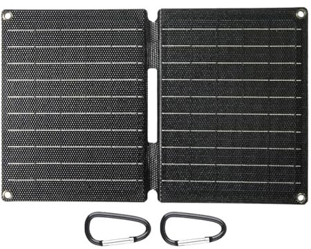 Caricabatterie Solare - Caricatore Solare Portatile | Generatore Di Energia Con Di Ricarica Integrata per Escursionismo Campeggio Emergenza E Zaini