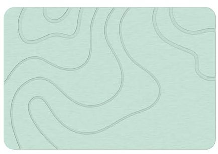 Tappetino da bagno in pietra, assorbente, ad asciugatura rapida, tappetino da doccia con pietre di diatomite, antiscivolo, per porta del WC, tappeto d'ingresso, accessorio lavabile per porta