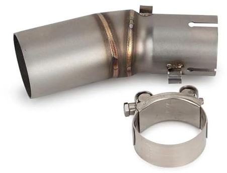 SQNYDH Scarico Tubo Tubo di Scarico Centrale per Moto per CFMOTO 450SR 450SS 450 SR SS 2022-2025 2023 2024, Raccordo Collegamento Intermedio, 51 Mm Motociclette Marmitta