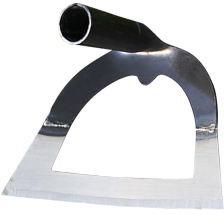 Mikikit Outil de Jardinage Manche Acier Manganèse Robuste Houe Creuse Lourde pour Désherbage Labourage et Entretien Potager Accessoire Manuel Polyvalent pour Jardiniers