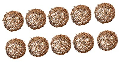 FUTUREORYY 10pièces Lot de De Vigne Décoratives Tricotées Main Pendentifs pour Décoration De Noël Ornements Suspendus pour Maison Jardin Mariage