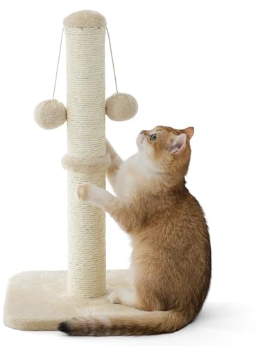 Lesure Kratzsäule Mittelgroßer für Katzen Indoor 30x30x57cm