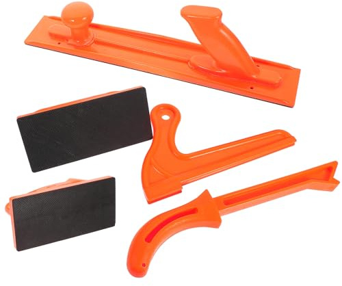 Hohopeti Juego de 5 Piezas de Herramientas para Fresadora y Mesa de Carpintería Bloques y Varillas de Empuje, Accesorios de Madera Almohadillas Antideslizantes para Corte Seguro y Control