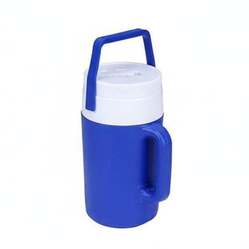 Baoblaze Glacière Portable Boîte Isotherme Coffre à Glace Conteneur Thermique pour Stockage Chaud et Froid avec PU et Coque HDPE Anti-impacts Poignée Robuste, 2L, Haute PU 48h