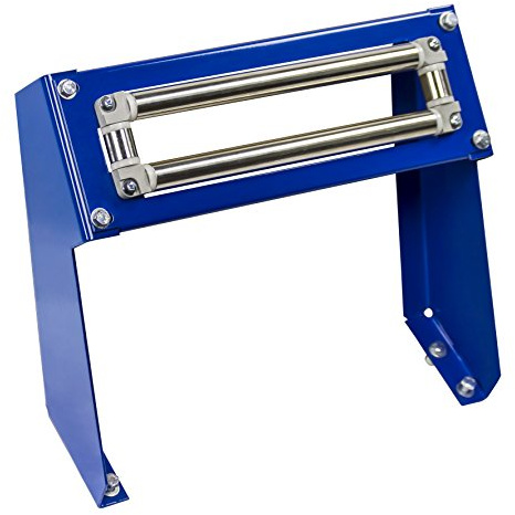 Coxreels 15353-18 Powder Coated Steel Top Rewind 4-Way Roller Bracket for 1125 and 1275 Series Hand Crank and Motorized Hose Reel, 18 Drum Width