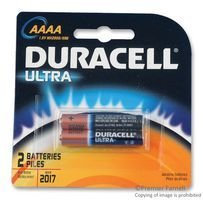 DURACELL-Batteria MX2500B2PK, alcalina, 1,5 V, AAAA, rilievo positivo, piatto negativo, 5 pack, 5