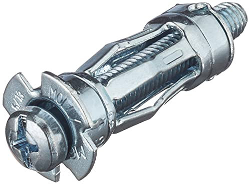 Molly m18006-xj tasselli metallici a espansione con vite M6 Ø 6 x 34 mm, Grigio, Set di 10 pezzi