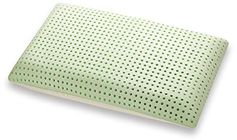 Marcapiuma - Orthopädische Nackenstützkissen - Bio Aloe - viscoelastisches Aloe Vera Kissen 14 cm Höhe 100% Baumwolle Bezug visco Kopfkissen - Kissen Memory Schaum - Made in Italy