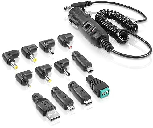 YAODHAOD 1.2M 12V accendisigari Plug a DC Jack e adattatore USB 12 DC Plug di alimentazione 5A, per lettore DVD portatile, GPS, navigazione, altoparlanti Bluetooth, pompa del seno, pulitori auto