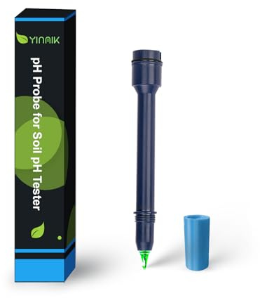 YINMIK Boden pH Sonde für YK-S01E Boden pH Messgerät, Ersatz Bodenelektrode für pH Tester