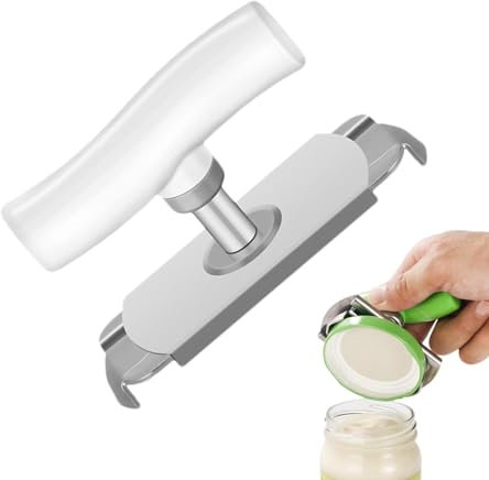 Effortless Arth-ritis Jar Opener, Leicht Zu Greifender, Glasöffner Schraubdeckelöffner, Glas- Und Flaschenöffner, Einfach Verstellbarer Glasöffner-Greifer Für Schwache Hände, Multifunktionale