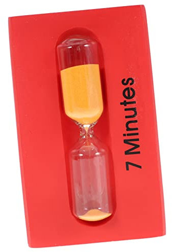 PRETYZOOM Toilet Hourglass Timer Sand Timer for Boiling Eggs and Classroom Use Glass Material