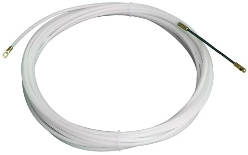 WatioWave pasacables de poliamida 4mm, 5m, color blanco - ideal para organizar cables y mejorar la estética del espacio.
