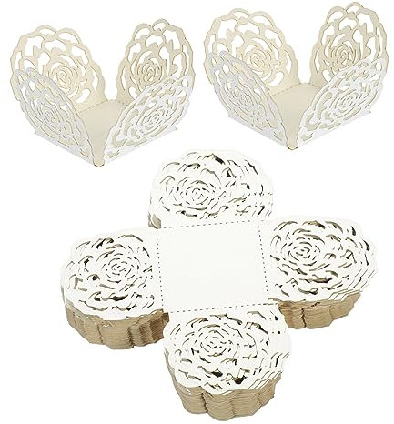 ULDIGI 50 Stück Schokoladenpapier Bonbonverpackung Trüffelbecher Personalisierte Verpackungspapiere Für Desserts