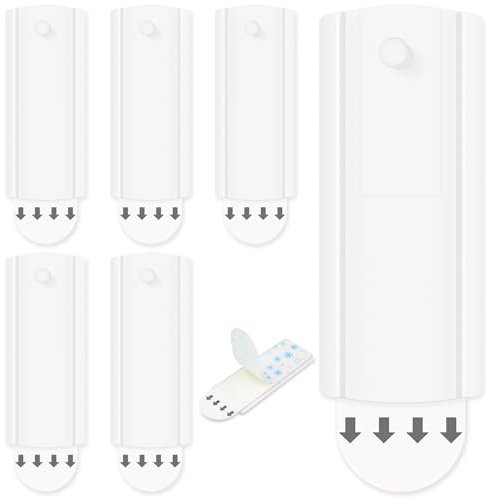 luckaide Klebenagel für Bilderrahmen, 6 Stück Bilderhaken Selbstklebend Bilder Klebenägel Wand Klebe Aufhänger für Bilder für Tapeten und Putz Leicht anzubringen und zu entfernen - rückstandslos