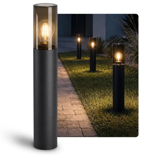 SSC-LUXon VARDA Wegeleuchte schwarz 50cm E27 LED Filament warmweiß IP44