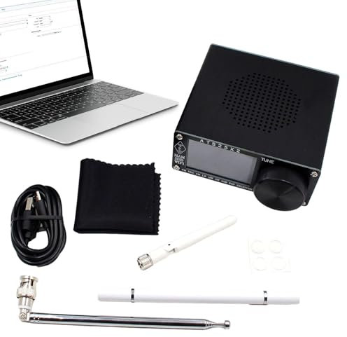 ATS-25X2 Shortwave Radio, receptor de radio de onda corta,Configuración de Wifi de frecuencia completa para todos los receptor de red de banda | Tocando la pantalla de visualización, potente onda cort