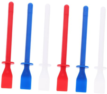 Operitacx 6 Stück Lederkleberverteiler aus Pp Copolymer mit Flexiblem Spitzkopf und Langem Griff zum Auftragen von Lederklebstoff Zufällige Farbe
