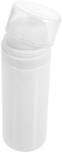 Tragbare aus Puderquaste und Babypuderflasche mit Halter Kunststoff | Neugeborene und Junge Eltern, nach Bad der Babypflege, Weiß Zufällige Farbe