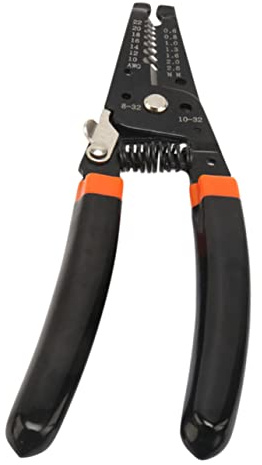 GALPADA Pinza Spellacavi Elettrica Multifunzione con Impugnatura Antiscivolo Taglio e Sgommatura Rapida per Fili Elettrici e Strumento Professionale per Elettricisti e Tecnici