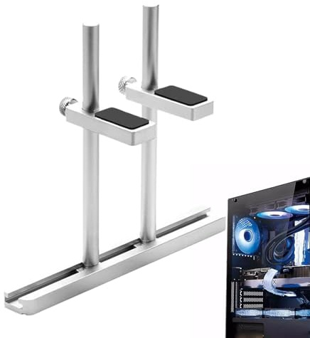 Soporte para tarjetas gráficas para GPU Sag | Soporte vertical para accesorios de montaje en placas base de ordenador para edición de vídeo