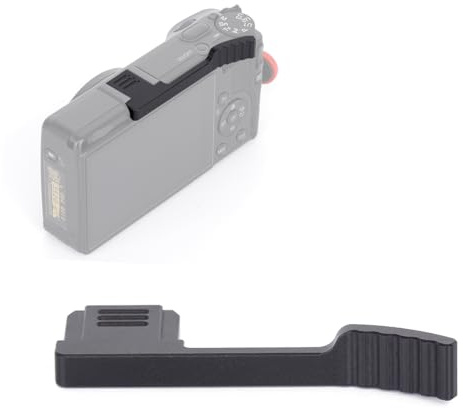 Thumbs Up Grip - Impugnatura ergonomica per Ricoh GR4 GR IV GRIV, in lega di alluminio, impugnatura ergonomica con supporto per pollice, presa migliorata e stabilità per fotocamera GR4 (nero)