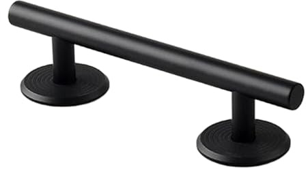 Oshhni Fingerboard mit runder Schiene, runder Stab, neuartiges Spielzeug, Bewegungshilfe für die Fingerspitzen, Finger-Skateboard-Schiene, Schwarz 15cm